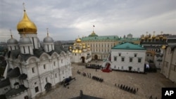 Архитектурный ансамбль Московского Кремля. Россия (архивное фото)