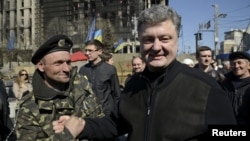 Кандидат в президенты Украины Петр Порошенко